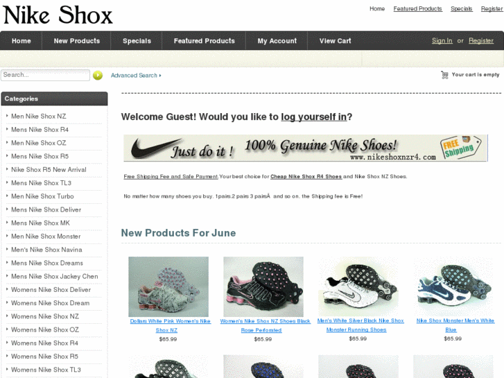 www.nikeshoxnzr4.com