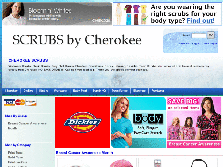 www.scrubsbycherokee.com