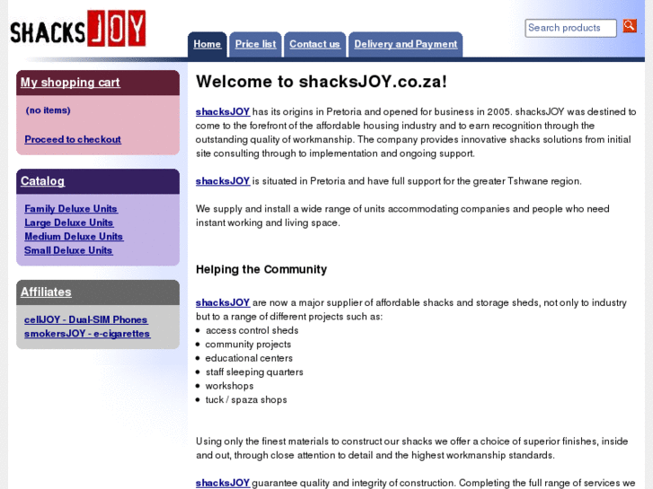 www.shacksjoy.co.za