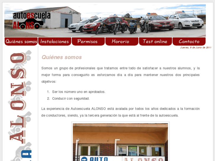 www.alonsoautoescuela.es