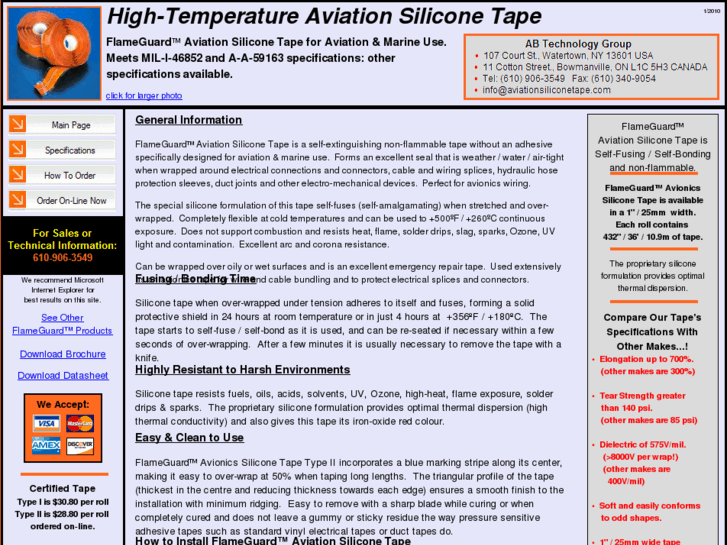 www.aviationsiliconetape.com