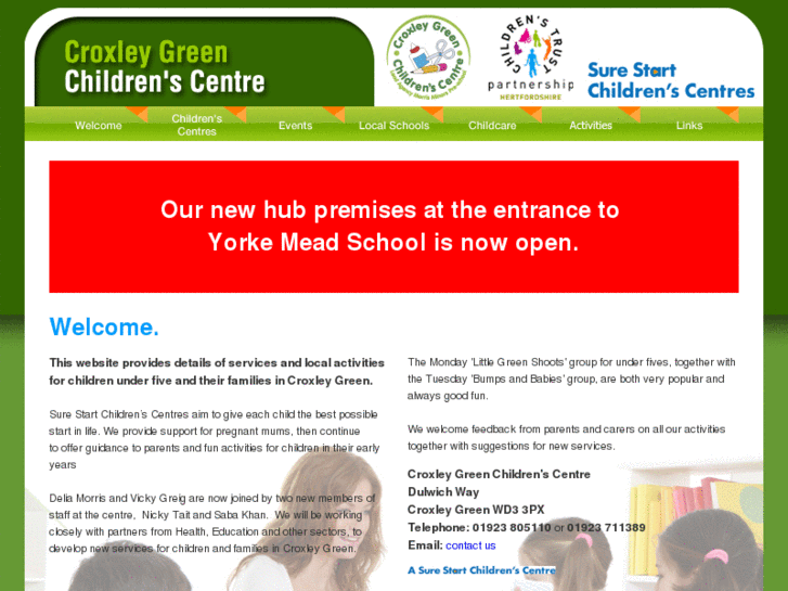 www.croxleygreenchildrenscentre.com