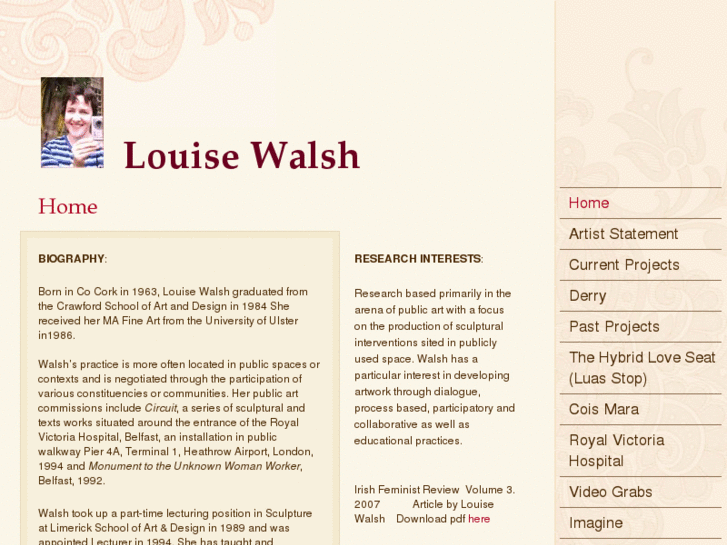 www.louisewalsh.org