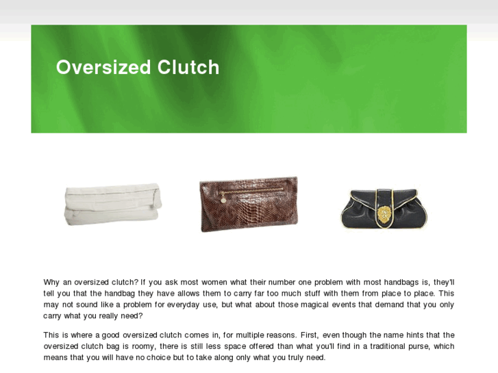 www.oversizedclutch.com