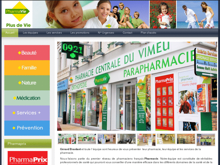 www.pharmaciecentraleduvimeu.com