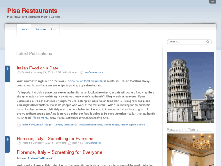 www.pisarestaurants.com