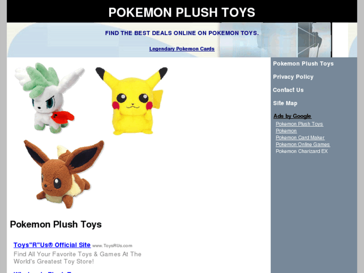 www.pokemonplushtoys.com