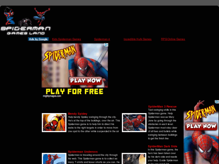 www.spidermangamesland.com