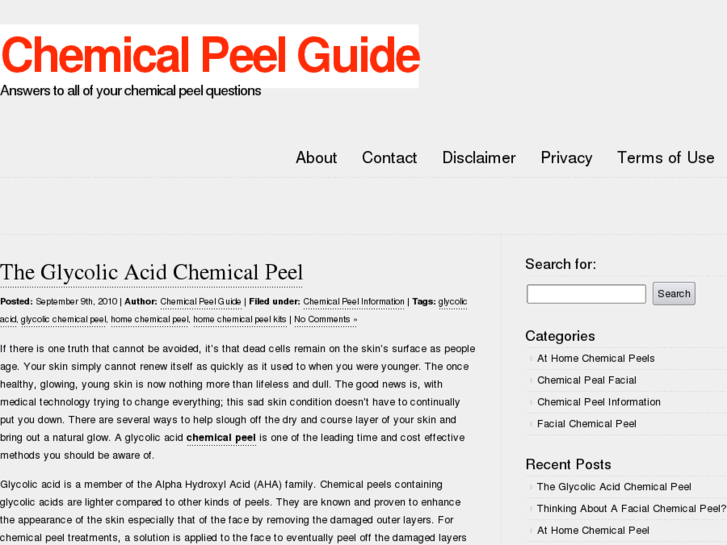 www.chemicalpeelguide.com