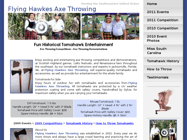 www.flyinghawkesaxethrowing.com