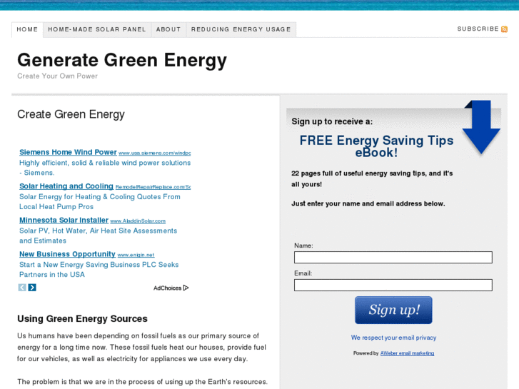 www.generategreenenergy.org