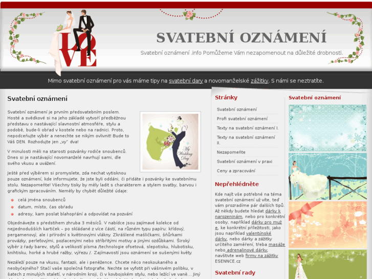 www.oznameni-svatebni.info