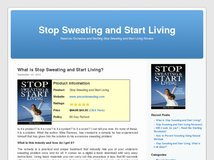 www.stopsweatingandstartlivingreviewed.com