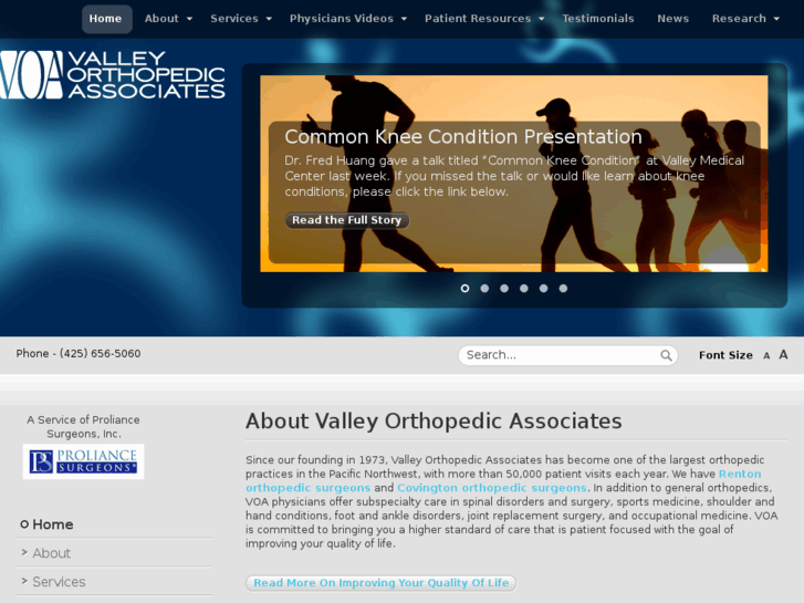 www.valleyorthopedicassociates.com