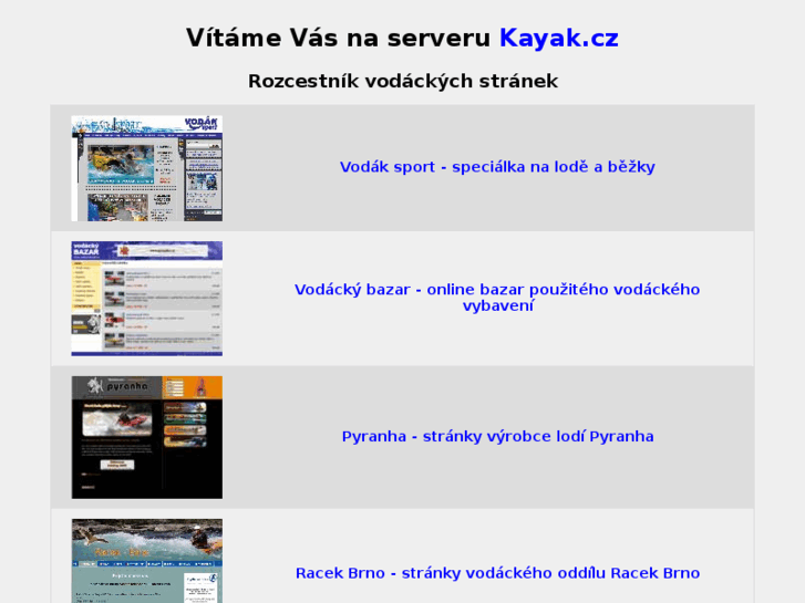 www.kayak.cz