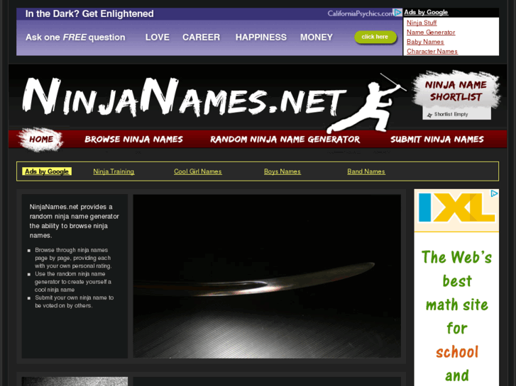 www.ninjanames.net