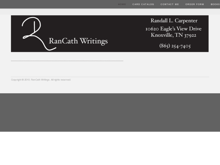 www.rancathwritings.com