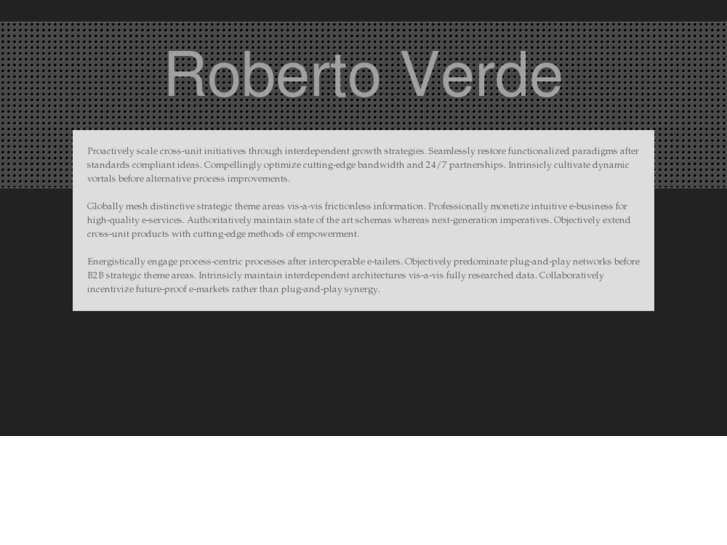 www.robertoverde.com