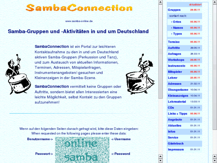 www.samba-connection.info