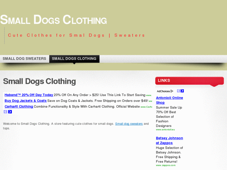 www.smalldogsclothing.com