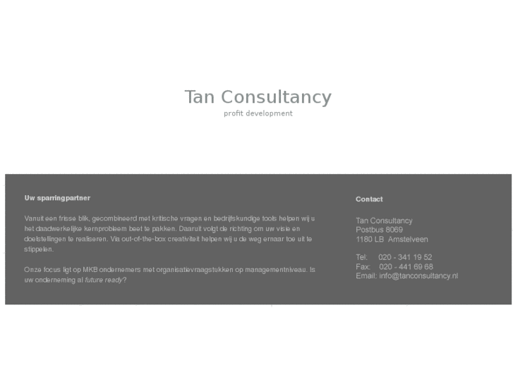 www.tanconsultancy.nl