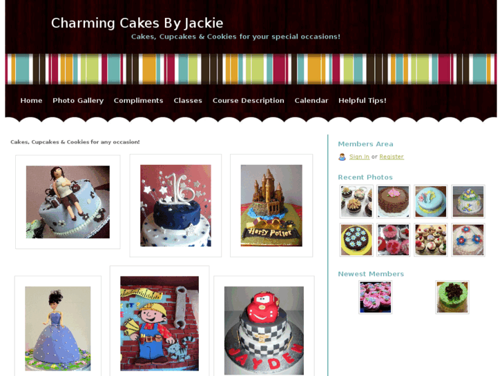 www.charmingcakesbyjackie.com