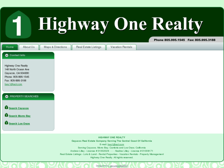 www.highwayonerealty.com