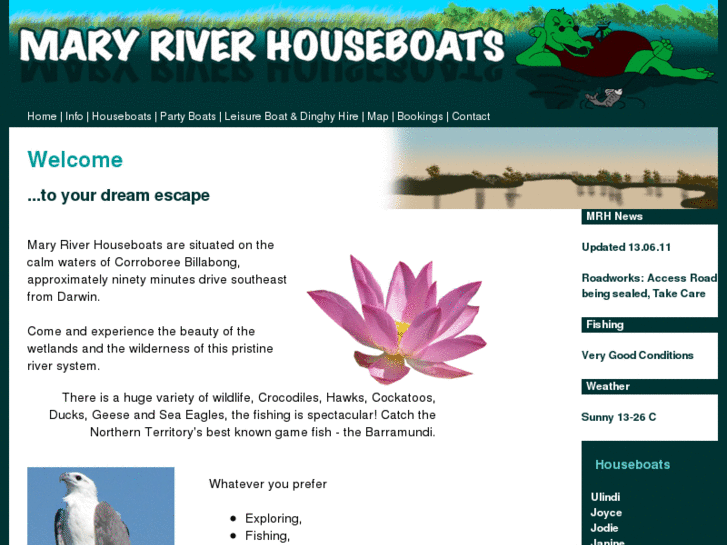 www.mary-river-houseboats.com