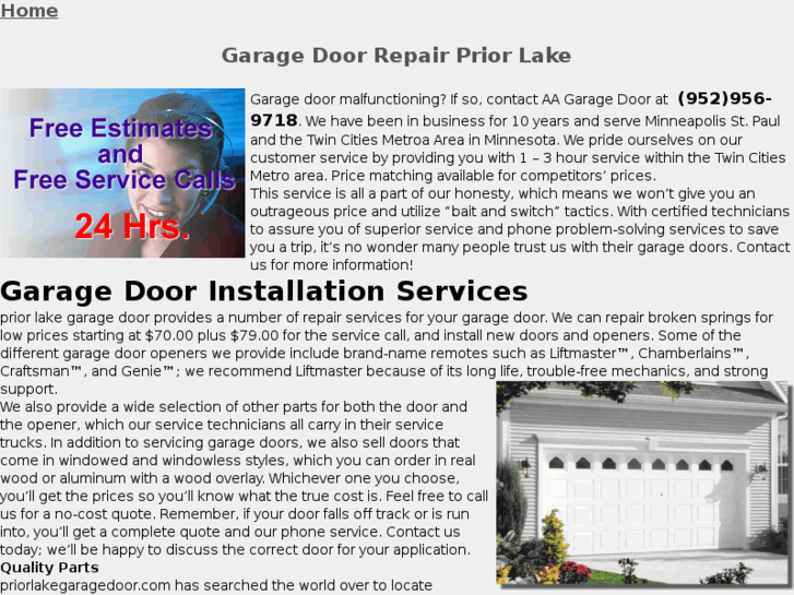 www.priorlakegaragedoor.com