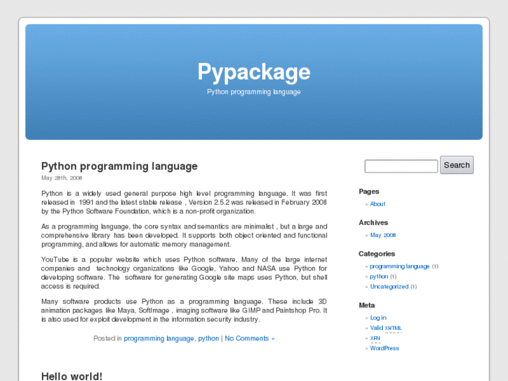 www.pypackage.org