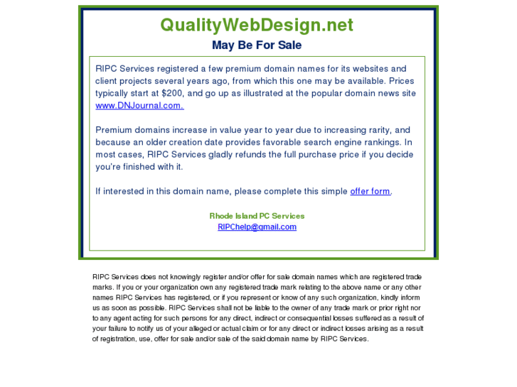 www.qualitywebdesign.net
