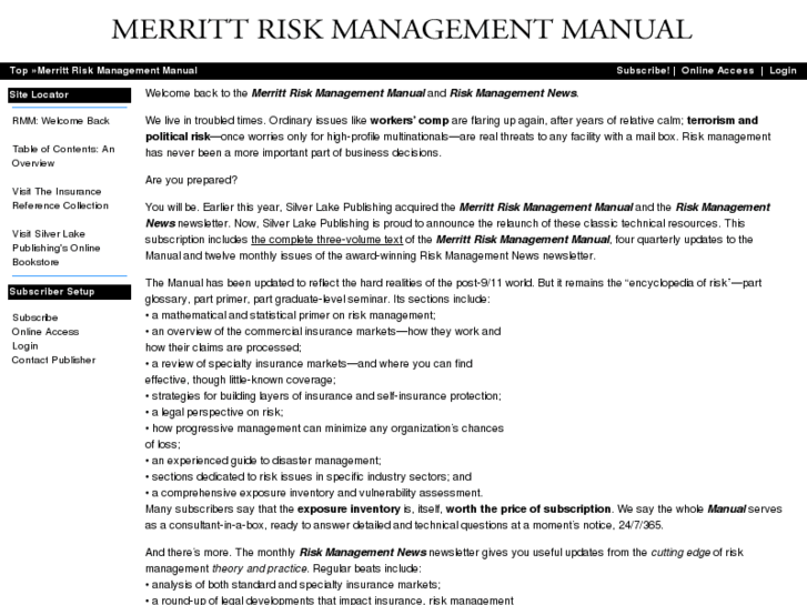 www.riskmanagementmanual.com