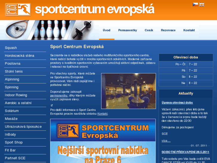 www.sportcentrumevropska.cz