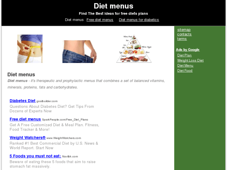 www.freedietmenus.net