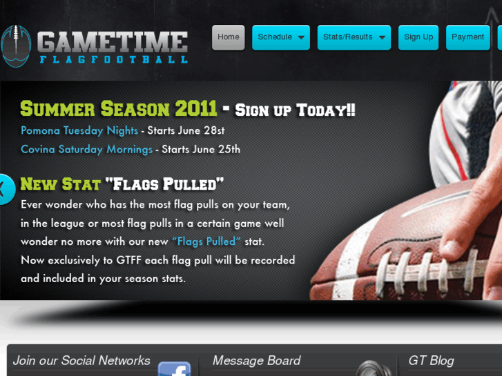 www.gametimeflagfootball.com