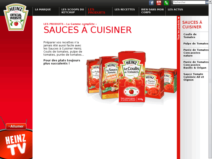 www.heinz-sauces-pates.com