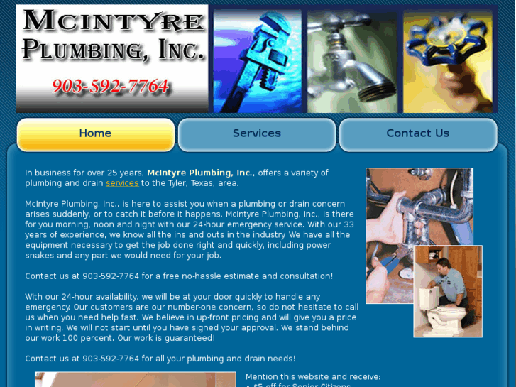 www.mcintyreplumbingtyler.com