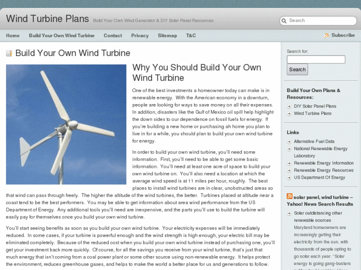 www.mywindturbineplans.com