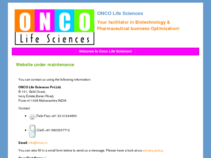 www.oncolifesciences.com