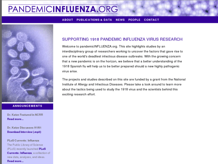 www.pandemicinfluenza.org