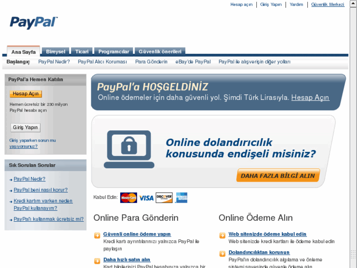 www.paypal-turkiye.com