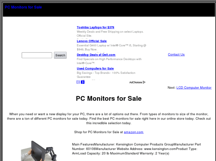 www.pcmonitorsforsale.com