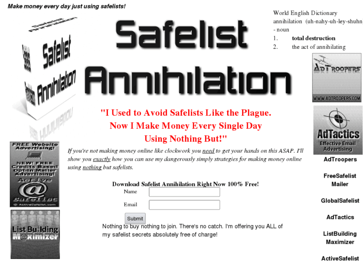 www.safelistannihilation.com