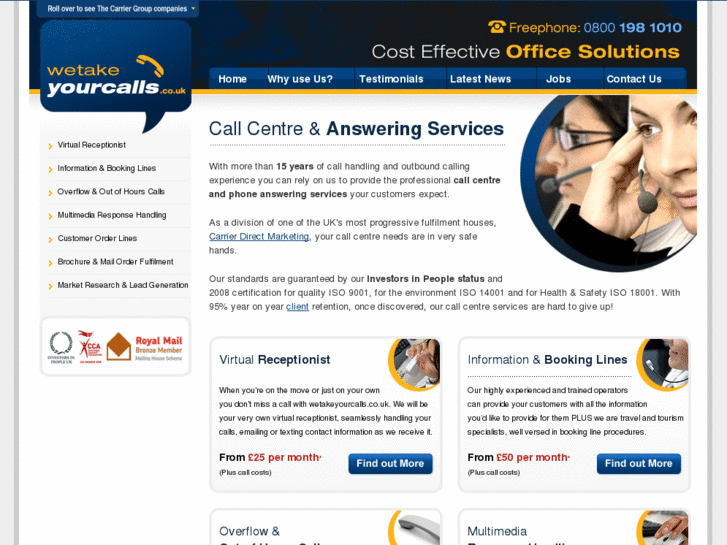 www.wetakeyourcalls.co.uk