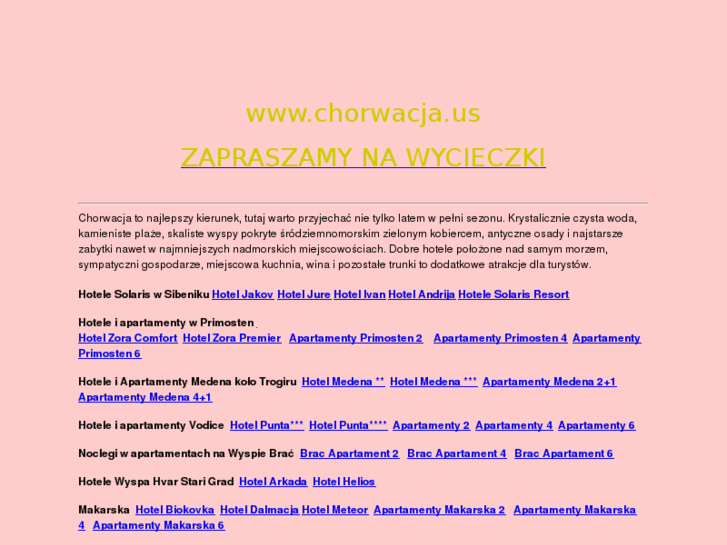 www.chorwacja.us