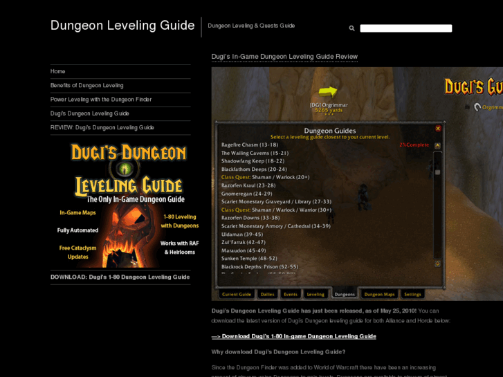 www.dungeonlevelingguide.com