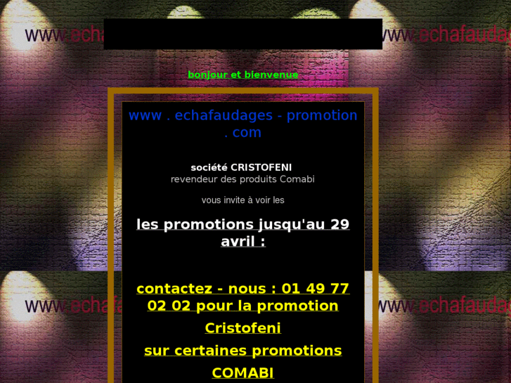 www.echafaudage-promotion.com