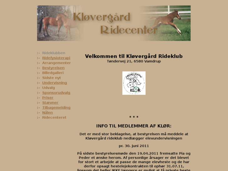 www.klovergaardridecenter.dk