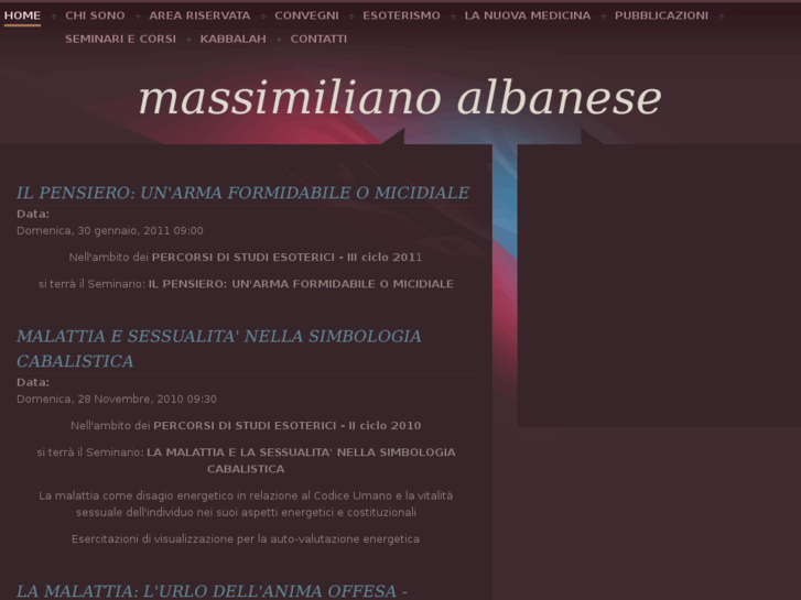 www.massimilianoalbanese.com