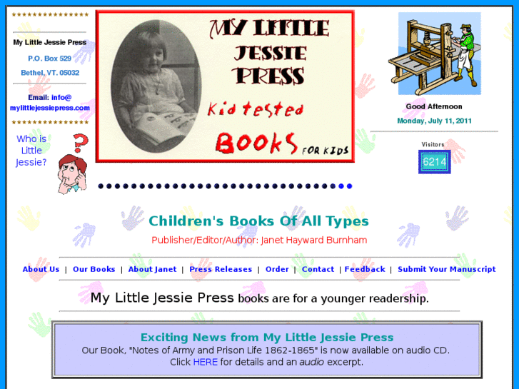 www.mylittlejessiepress.com